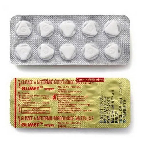 Glipizide And Metformin Tablets General Medicines