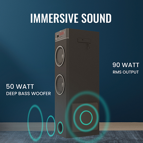 Dyanora 90 Watt Bluetooth Tower Speaker Usage: Home Theater