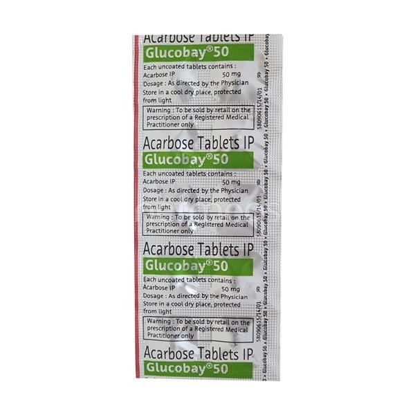 Glucobay Acarbose Tablets General Medicines