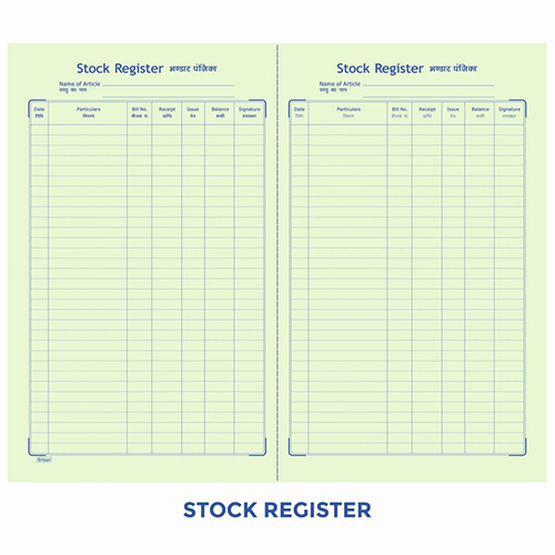 Account Books Cash Book Ledger - 19cm X 31cm | High Quality, Rectangular Design