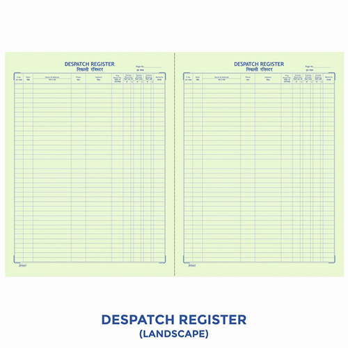 Account Books Cash Book Ledger - 19cm X 31cm | High Quality, Rectangular Design
