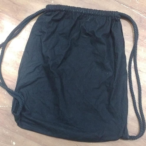 Non Woven Drawstring Bags - Cotton Fabric, Various Sizes Available, Blue Color - Includes Handles, Ideal for Everyday Use