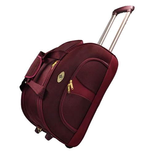 Maroon Trolley Suitcase Bags