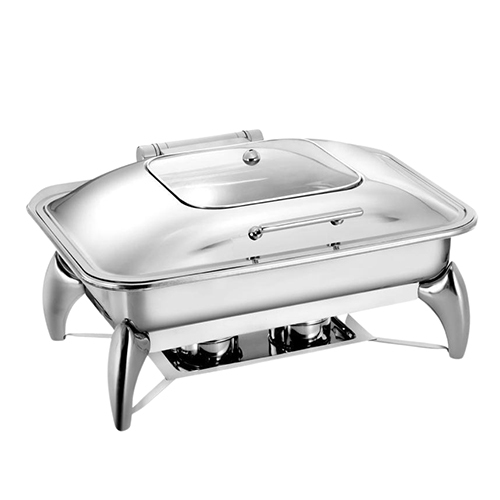 स्टेनलेस स्टील 410 एसएस कोटेड चाफिंग डिश