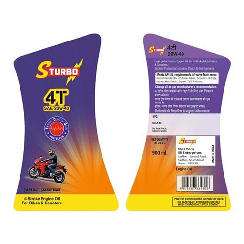 White Pre Printed Product Labels