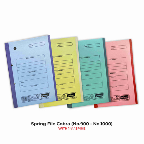 High Quality Spring File With Extra Spine