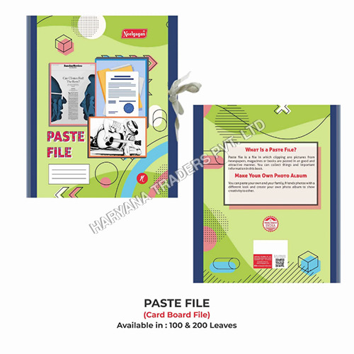 High Quality Paste File A4 (21.0 Cm X 29.7 Cm) Card Board