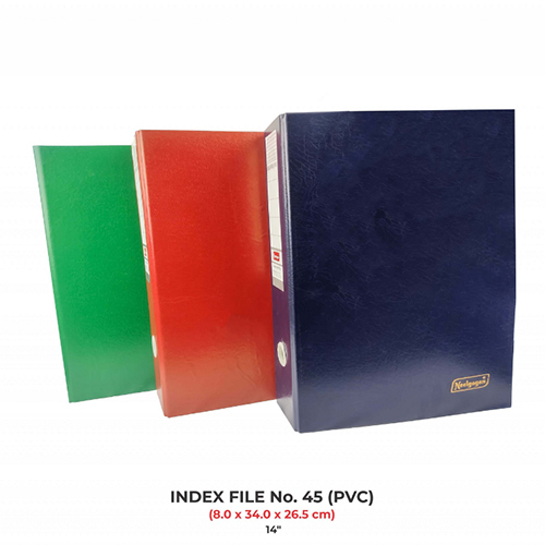 Index File - Pvc Material, 14 Inch Size | High Quality Office Organization Solution