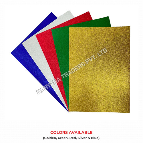 Glitter Sheets - A4 Mix Colour Pack Of 10 Sheets - Feature: Decorative