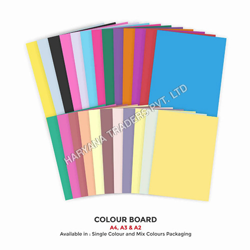 Coloured Paper - Assorted A4, A3, A2 Size Sheets | High Quality, Ideal For Drawing And Sketching