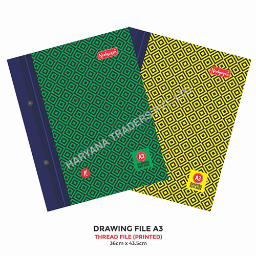 High Quality Drawing File A3 (36cm X 43.5cm) (Thread File) Soft Cover