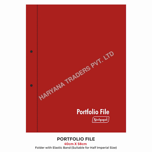 High Quality Portfolio File (44cm X 62cm) Folder With Elastic Band (Suitable For A2 Size)