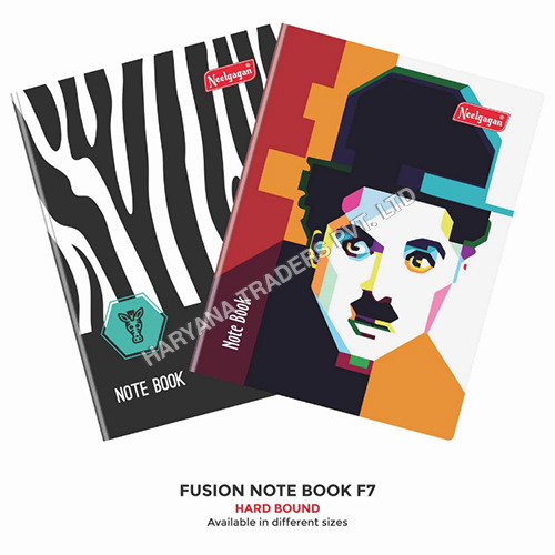 High Quality Fusion Notebook 200 Pages F7 (18.7cm X 24.5cm) Hard Bound