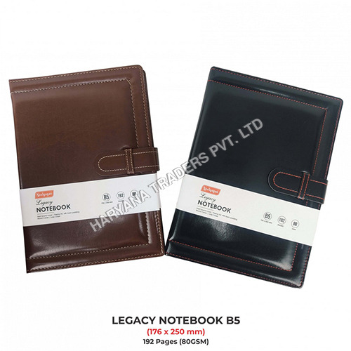 Legacy Notebook - Soft Cover | B5 Size 176x250 Mm, 200 Pages, Modern Design For College And Office Use, Foam Padding For Enhanced Protection