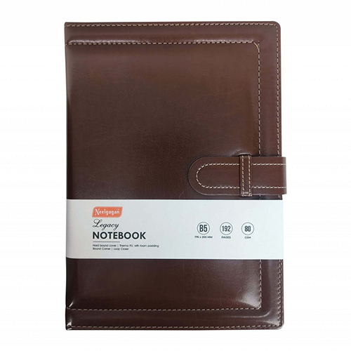 Legacy Notebook - Soft Cover | B5 Size 176x250 Mm, 200 Pages, Modern Design For College And Office Use, Foam Padding For Enhanced Protection