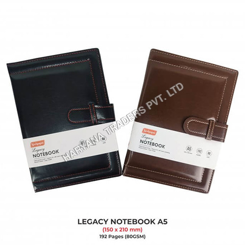 High Quality Legacy Notebook - A5 Round Corner With Foam Padding 200 Page