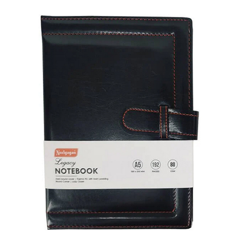 High Quality Legacy Notebook - A5 Round Corner With Foam Padding 200 Page
