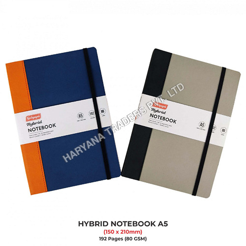 Hybrid Notebook - A5 Flexi Cover With P.u And Imported Card, 200 Pages Of High Quality And Rectangular Design