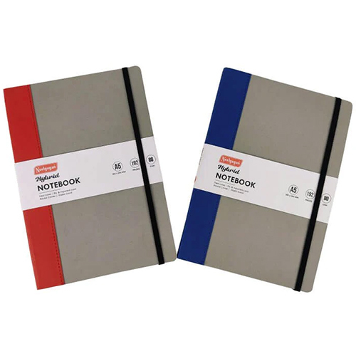 Hybrid Notebook - A5 Flexi Cover With P.u And Imported Card, 200 Pages Of High Quality And Rectangular Design