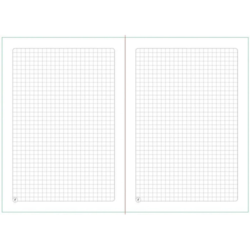 Vivid Notebook - A5 Buckram Semi Flexi Cover, 200 Pages Rectangular, High Quality Plain Style With Elastic Band