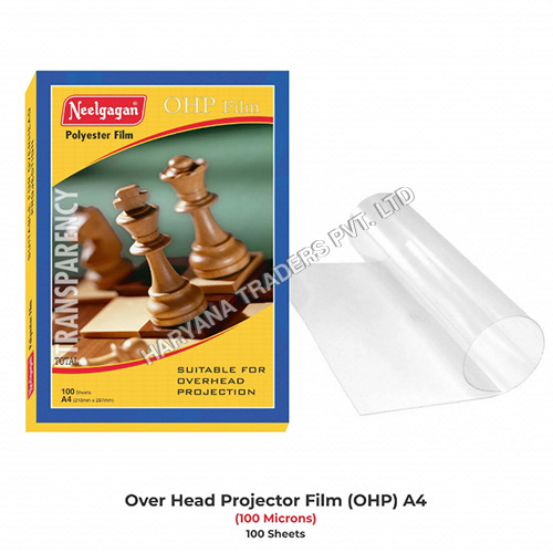 High Quality Over Head Projector Film (Ohp) A4 - 100 Microns (100 Sheets)