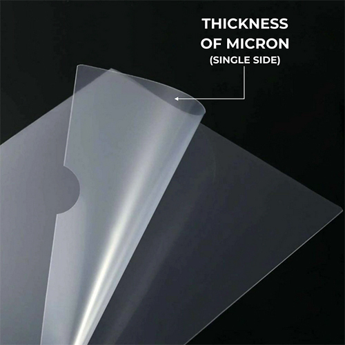 High Quality L Folder File - (A4 And F-s) Transparent Polyurethane Documents Holder