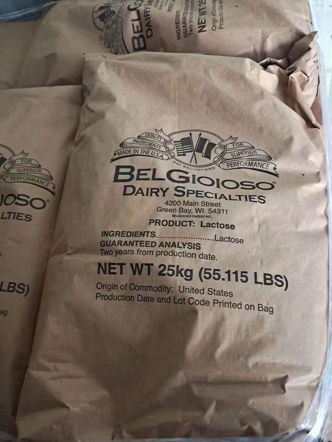 Black And Red Lactose Chemical