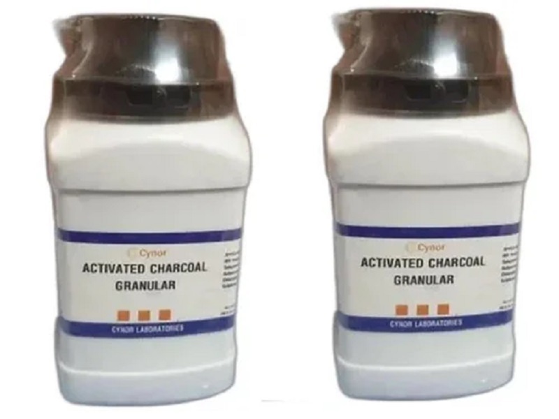 Activated Charcoal Granular - Coconut Shell Material, 500 Grams Size | Extra Pure Grade, 99% Purity, Laboratory Use