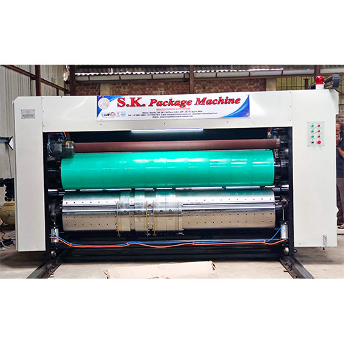 स्लॉटर अटैचमेंट के साथ व्हाइट रोटरी राउंड डाई मशीन