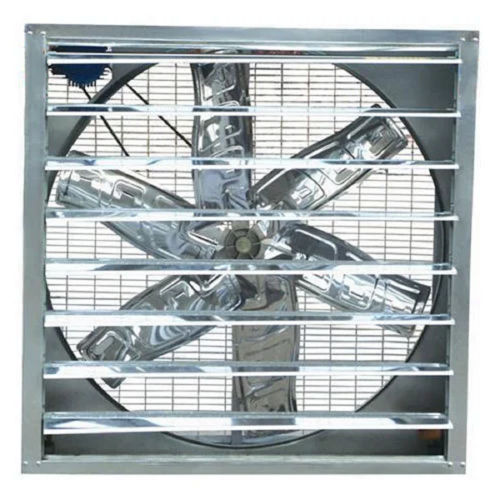 Industrial Ms Poultry Exhaust Fan - Blade Material: Aluminum