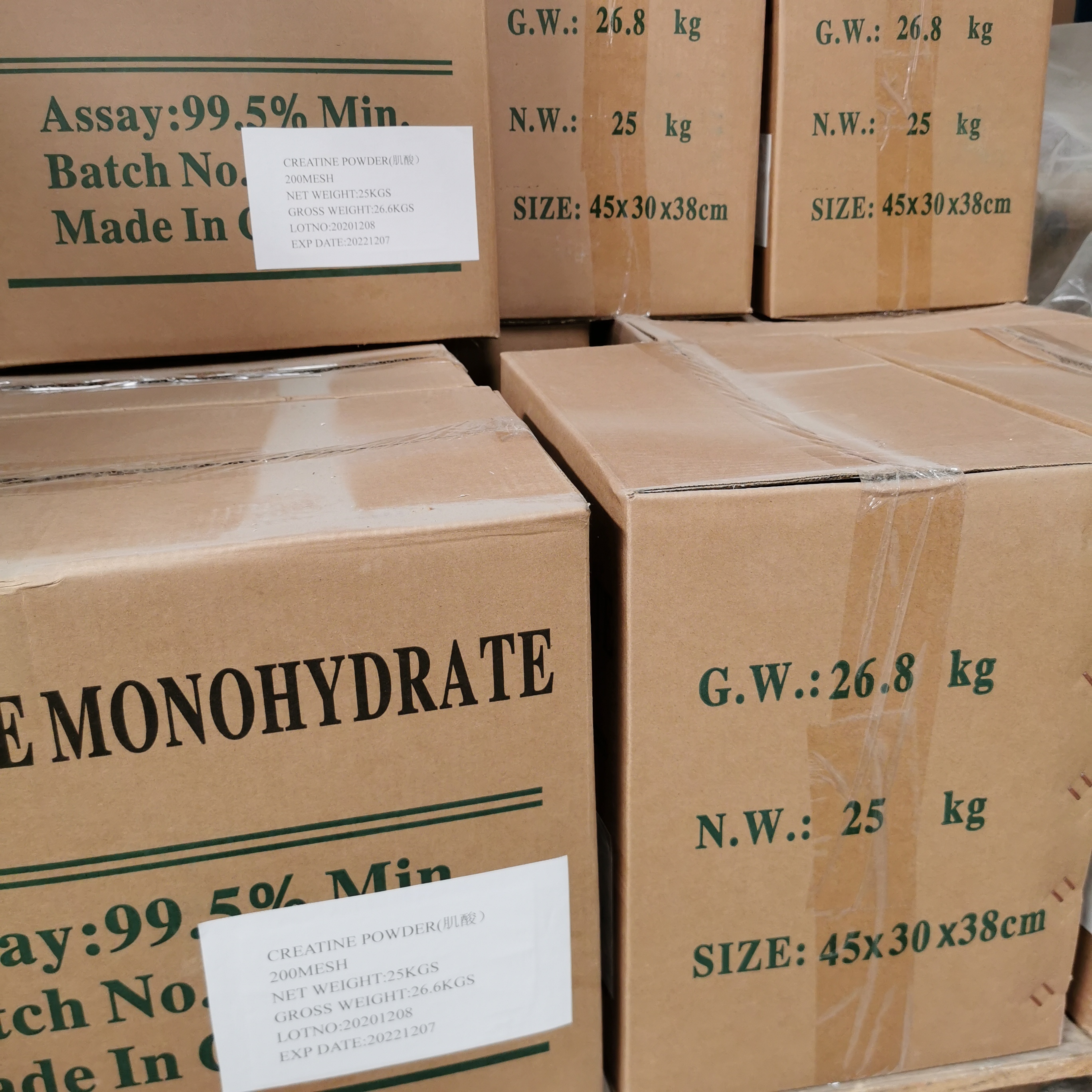 Creatine Monohydrate - C4h9n3o2â·h2o, Black And Red | Cas No: 6020-87-7, Water Solubility: Yes, Type: Nutrition Enhancers