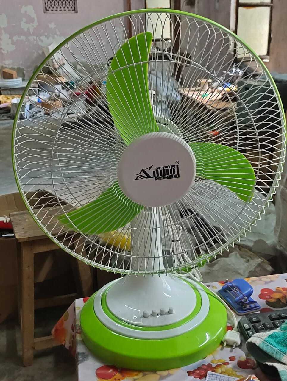 Table Fan Blade Material: Plastic