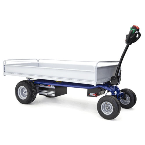 Industrial Motorized Cart - Steel, 1789x925x1232 Mm, Blue | New, Polished Finish, 1-year Warranty, Multiple Sizes Available