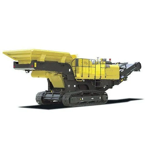 Yellow Mobile Crushing Plant On Rent