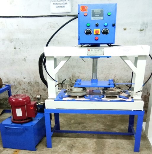 Hydraulic 4 Die Paper Plate Machine - Capacity: 2500 Pcs/day Pcs/hr