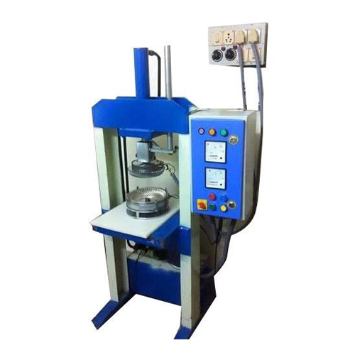 Single Die Paper Plate Making Machine - Stainless Steel, Semi-Automatic Design with Frequency Speed Control