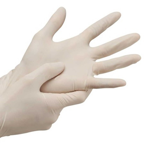 Latex Examination Gloves - High-grade Medical Latex, Disposable White Color | Superior Comfort, Flexibility, And Tactile Sensitivity