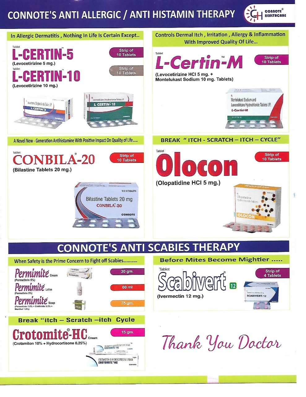 Bilastine And Montelukast Tablet Anti Allergic Drug