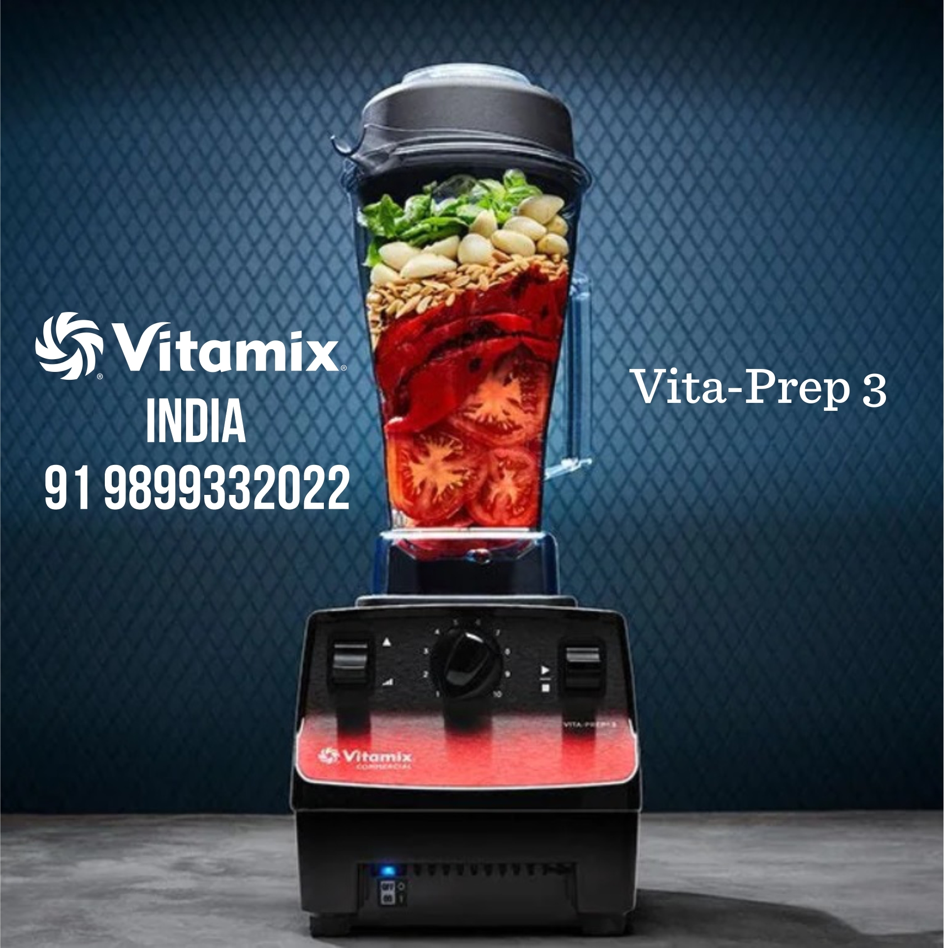 Black Vitamix Blender Vita Prep3