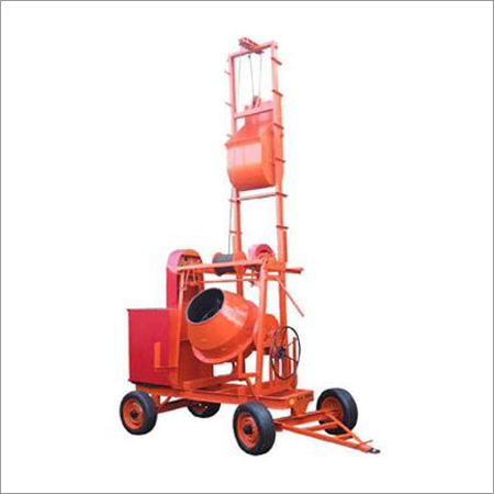 लिफ्ट के साथ कंक्रीट मिक्सर