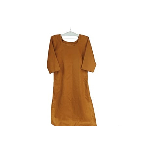 Ladies Cotton Regular Fit Kurti - Cotton Material, Customized Size | Washable, Ideal for Daily Wear