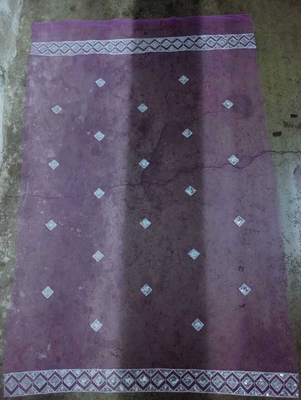Order Organza And Net - Dyed Dupatta With Cut Work | White, Modern Design, Embroidered, Plain Texture, Machine Washable For Fancy Dress