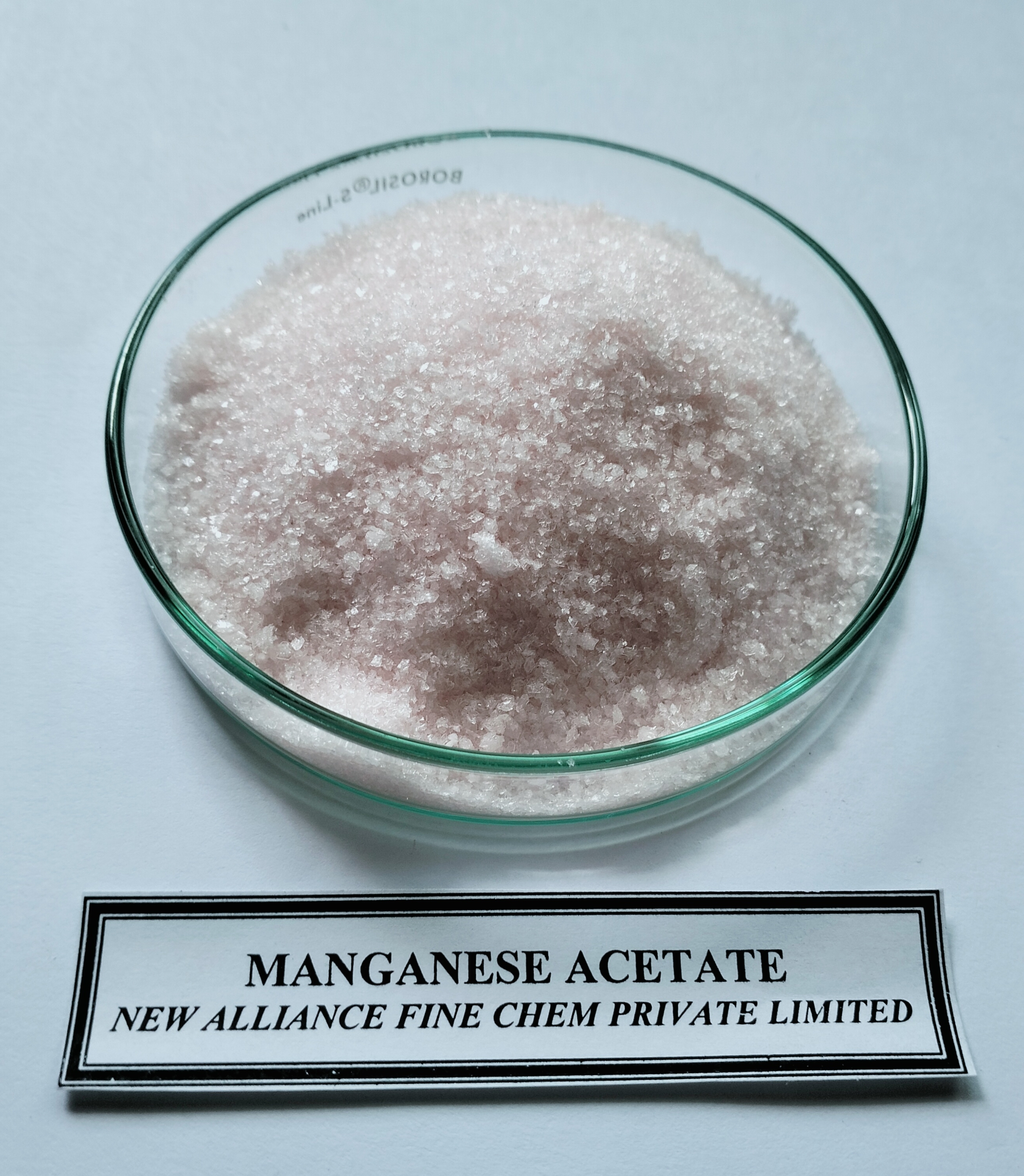 Manganese Acetate - Ash %: 98.0 %.