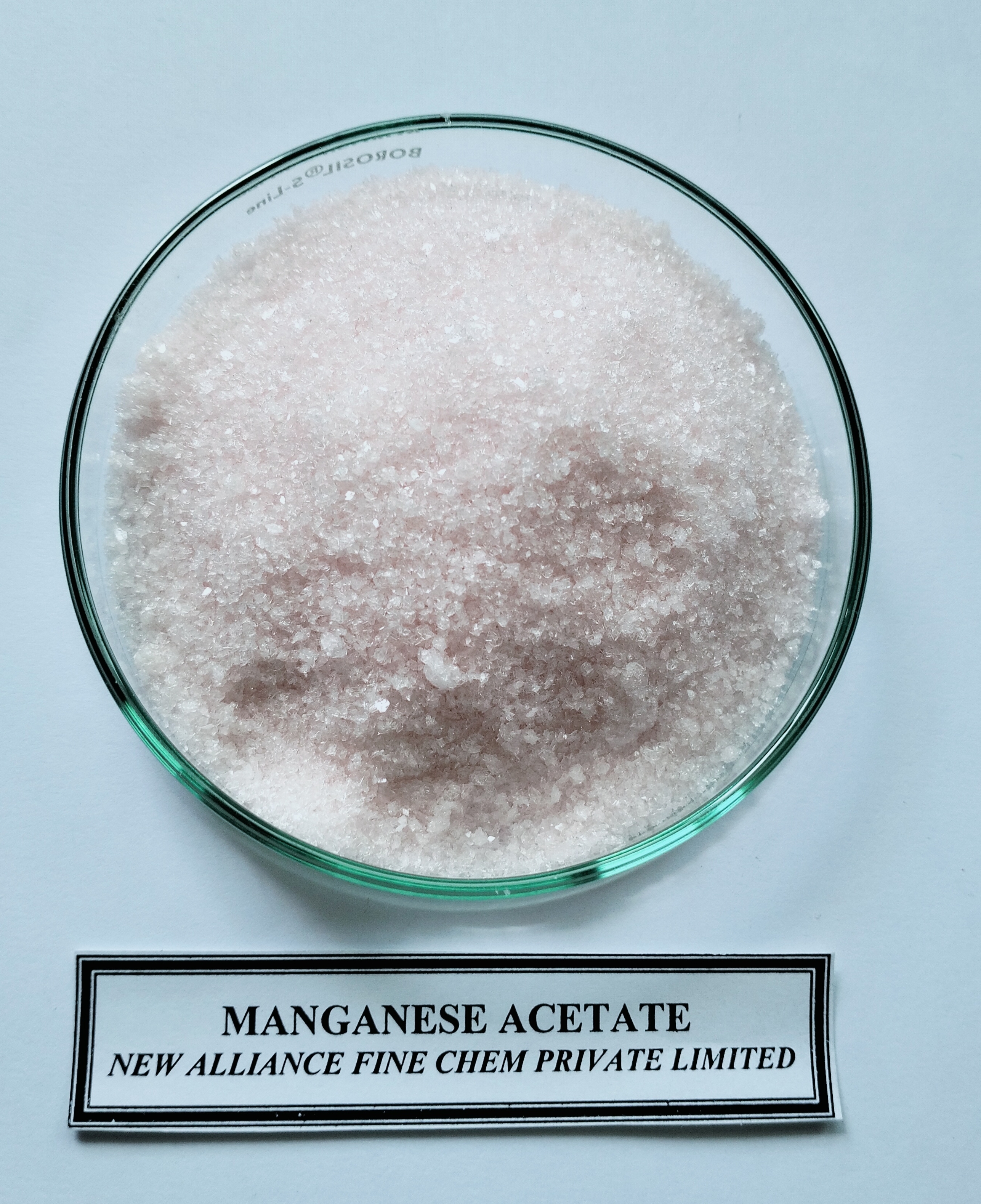 Manganese Acetate - Ash %: 98.0 %.