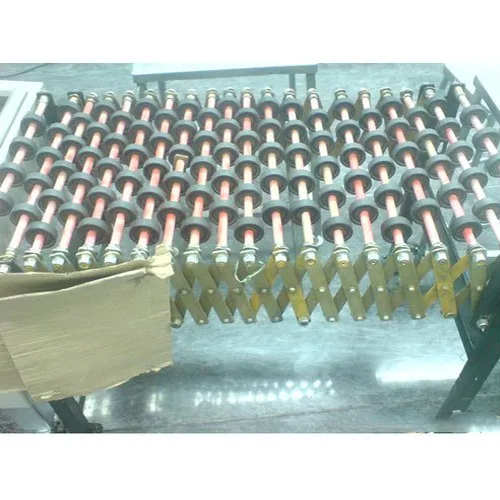  स्टेनलेस स्टील ग्रेविटी बेस रोलर कन्वेयर