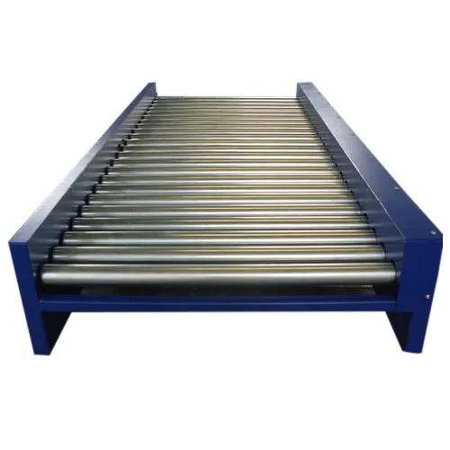 Power Roller Conveyor - Stainless Steel, Flat Belt Design | Heat Resistant Efficiency