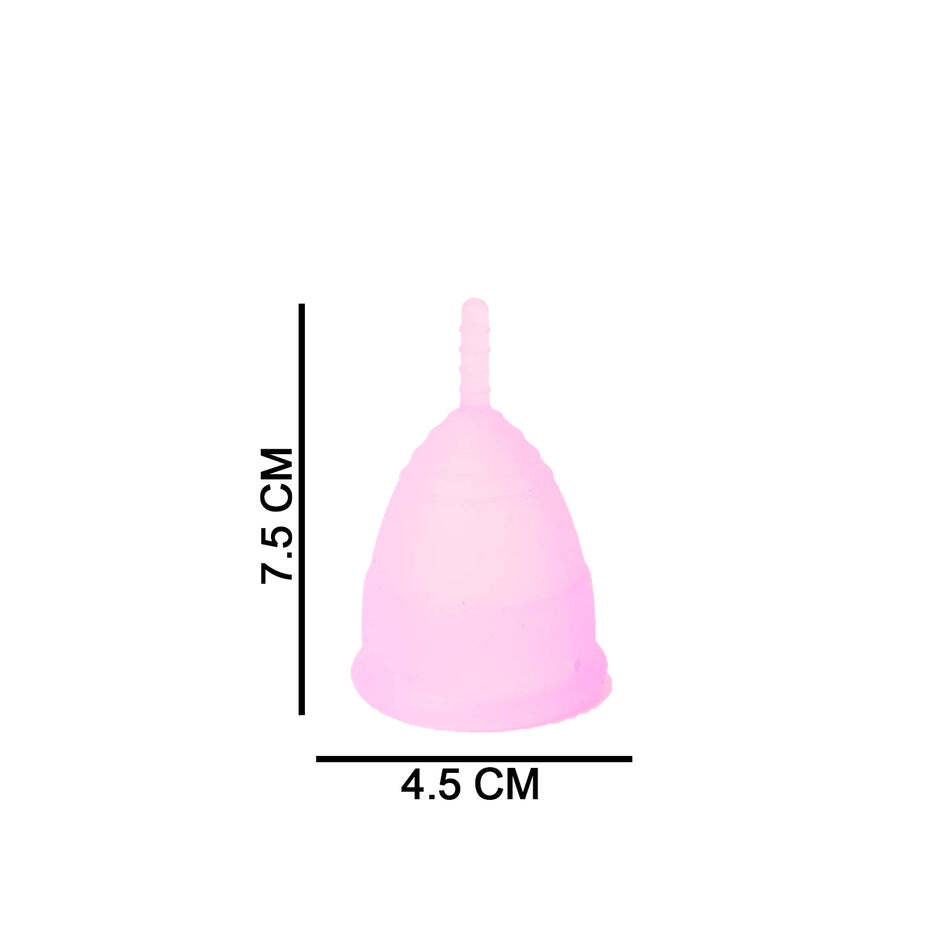Reusable Menstrual Cup Used By Womens And Girls During The Time Of Their Menstrual Cycle (6112b) - Silicon/rubber, 82 Grams, Multi/assorted Color, Easy To Use And Carry