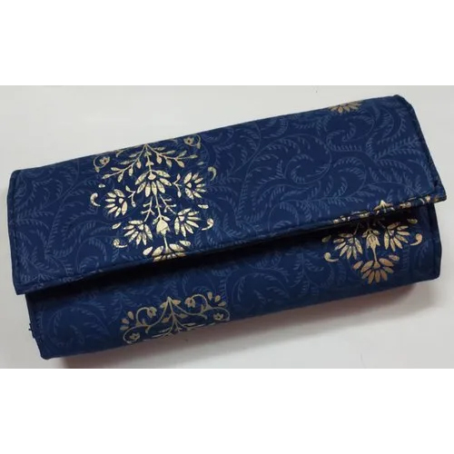Multicolor Three Fold Ladies Clutch