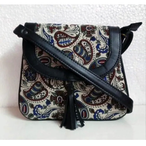 Ladies Fancy Sling Bag - Different Available Sizes, Multicolor Design With Stylish Handles