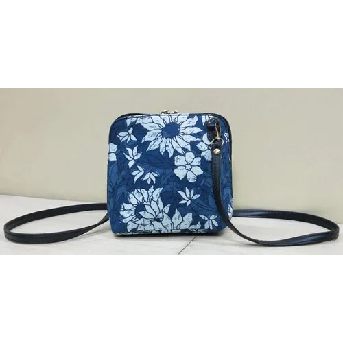 Printed Square Sling Bag - Modern Design, Multicolor Options Available, Different Sizes